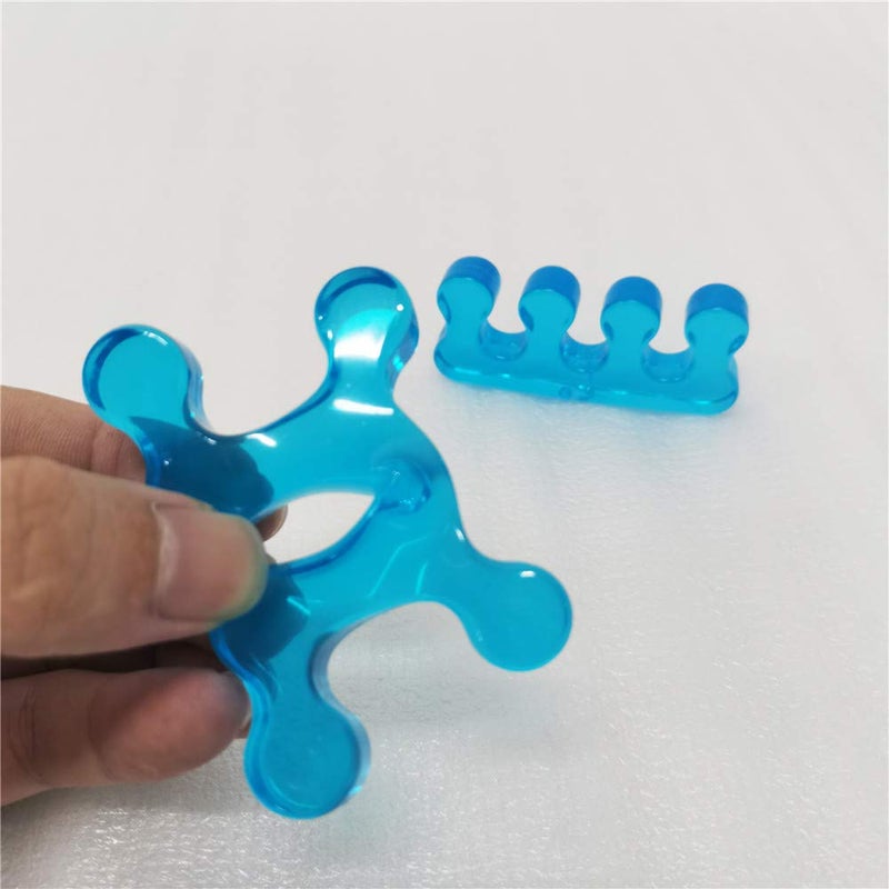 NGT new guide steps One Pair Yoga Toes Blue Toe Stretcher & Toe Separator Stop Foot Pain and Boost Athletic Performance (Blue) - Image 5